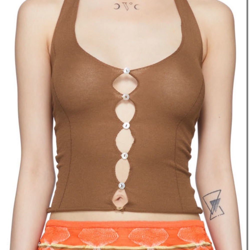Gimaguas Brown Coco Tank Top